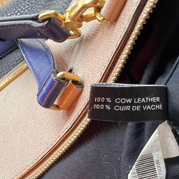 Marc By Marc Jacobs Cow Leather Purple & Black Bag - Picture 14 of 14